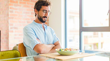 Meditate meal times